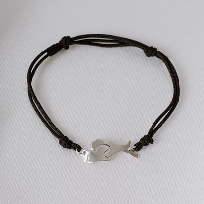 Bracciale Collezione Venessie cordino con nodo scorsoio PICCOLO